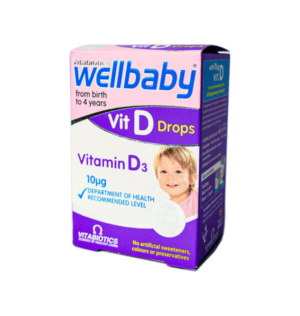 WELLBABY VITAMIN D DROPS 30ML