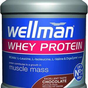 WELLMAN WHEY PROTEIN MUSCLE MASS CHOCOLATE 400G