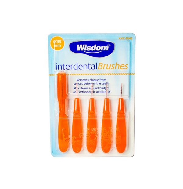 WISDOM INTERDENTAL BRUSHES 0.45MM