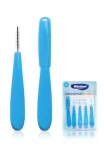WISDOM INTERDENTAL BRUSHES 0.6MM BLUE