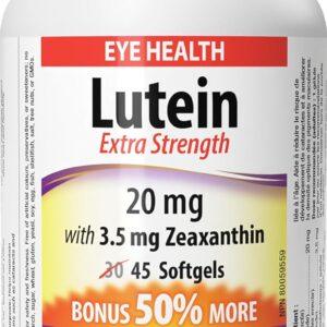 WN LUTEIN 20MG ZEAXANTHIN 3.5MG 45SOFTGELS
