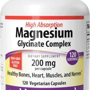 WN MAGNESIUM BISGLYCINATE 200MG 120VEG CAPS