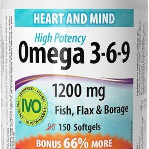 WN OMEGA 3.6.9 FISH FLAX BORAGE SOFTGELS 150S