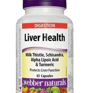WN DIGESTION LIVER HEALTH MILK THISTLE ALPHA LIPOIC TURMERIC 65CAPS