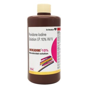 WOKADINE ANTISEPTIC SOLUTION 10% 500ML