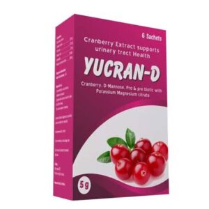 YUCRAN-D CRANBERRY EXTRACT 5G 6SACHETS