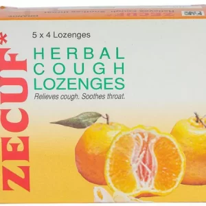 ZECUF HERBAL COUGH LOZENGES ORANGE 20S