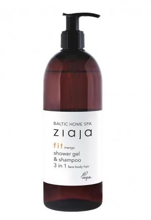 ZIAJA BALTIC HOME SPA FIT MANGO SHOWER GEL & SHAMPOO 3-IN-1  500ML