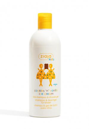 ZIAJA KIDS COOKIES N VANILLA ICE CREAM SHAMPOO AND SHOWER GEL 400ML