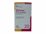 ZINCOS ZIN SULFATE 20MG DISPERSIBLE 100TABLETS