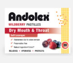 ANDOLEX C WILDBERRY PASTILLES 20S