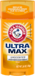 ARM & HAMMER ULTRA MAX UNSCENTED ANTIPERSP DEOD 73G