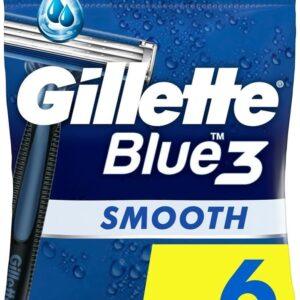 GILLETTE BLUE 3 SMOOTH 40DEGREES PIVOT 6S