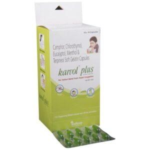 KARVOL PLUS DECONGESTANT CAPSULES 180S