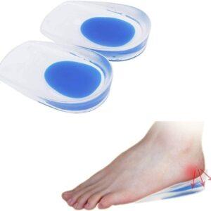 FOOT LOVE GEL HEEL SOCKETS N14D FOR HEELS SPURS 35-40 BLUE/GREY