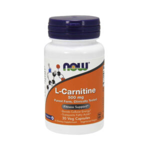 NOW L CARNITINE 500MG CAPSULES 30S
