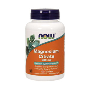 NOW MAGNESIUM CITRATE 200MG TABS 100S