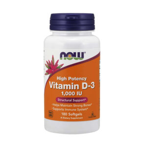 NOW VITAMIN D-3 1000IU 180SOFTGELS D3